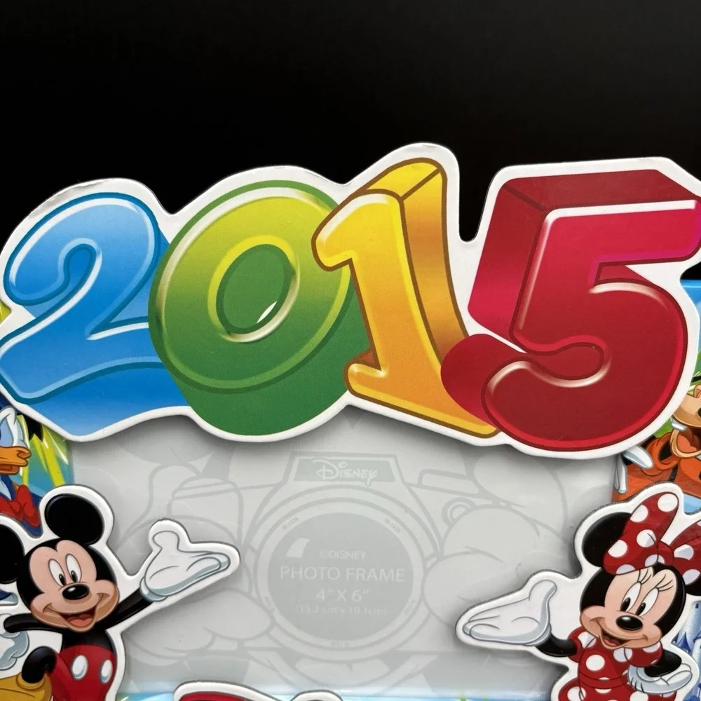 2015 Disney‎ 4x6 Picture Frame Jerry Leigh - Mickey, Goofy, Donald, Minnie